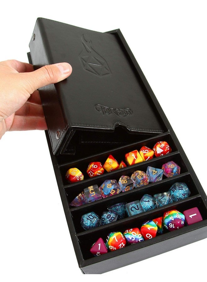 Forged Dice Co. Citadel Dice Tray and Dice Tower - DnD Dice Tray, Dice Box Storage for Dice and Removable Dice Tower - 3 in 1 Dice Rolling Tray, Storage and Tower - Perfect for RPG and Tabletop Gaming - Image 4