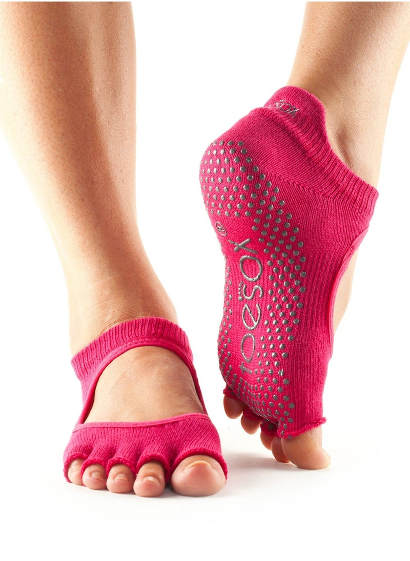 Toesox Bella Half Toe Fuchsia  - Image 1