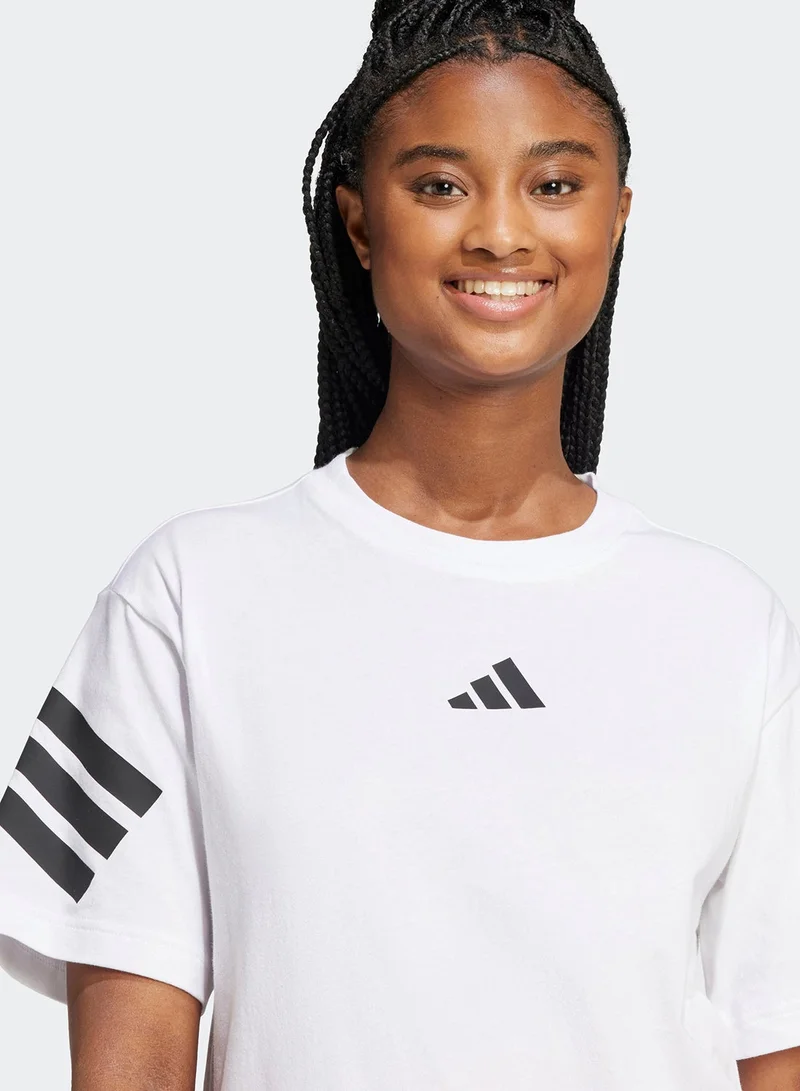 Adidas  Future Icon 3 Stripe T-Shirt for Women | Best Price UAE