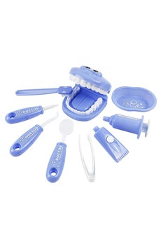 9 Pcs/Set Kids Dental Scene Toys, Preschool Pretend Play Toy set Teaching Brushing Game for Toddlers Costume Educational Role Play Purple Doctor Toy Set - pzsku/Z2E887DF8FDE6E7478B16Z/45/_/1716446426/4eb55702-b448-4282-a55e-e93161fcb7bf