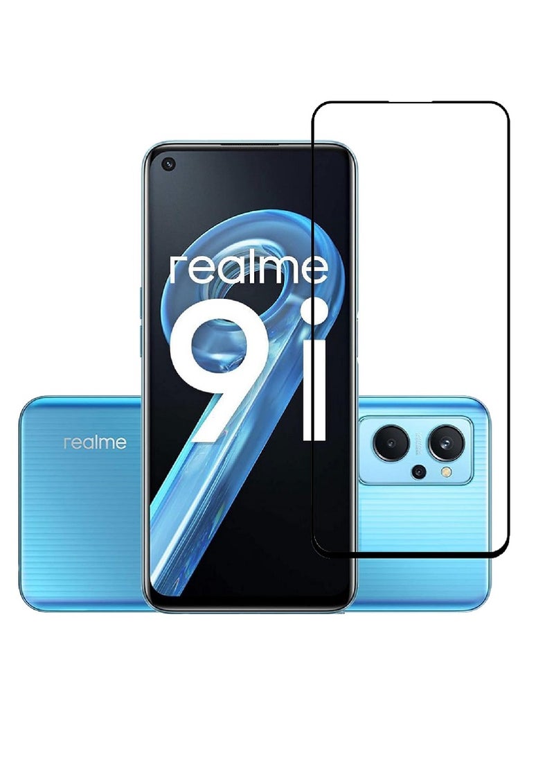 Super Tempered Glass Screen Protector 5D Designed For Realme 9i Full Glue Edge to Edge Full Screen Coverage And Bubble Free - Image 1