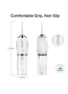 For the beauty of your smile- water toothpick- wireless teeth cleaning device , 230 ml (white)