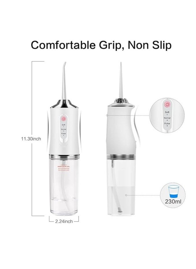 Generic For the beauty of your smile- water toothpick- wireless teeth cleaning device , 230 ml (white)  - Image 1