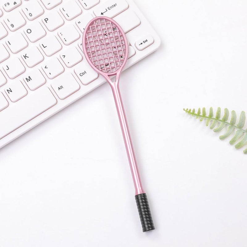 2Pcs Cute Tennis Racket Gel Pens Smooth Writing Black Ink For School Office - Image 3