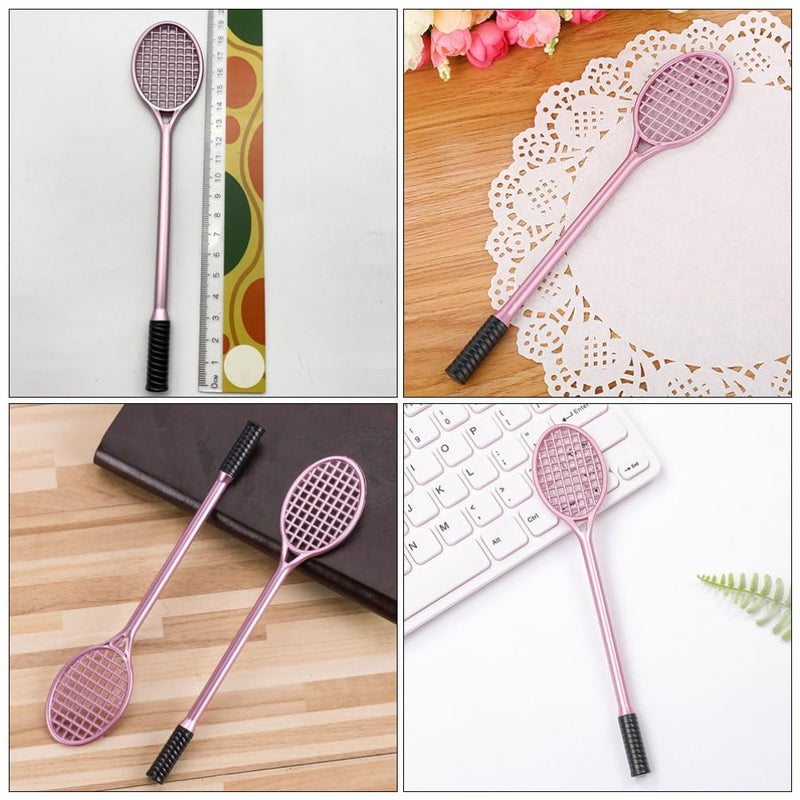 2Pcs Cute Tennis Racket Gel Pens Smooth Writing Black Ink For School Office - Image 5