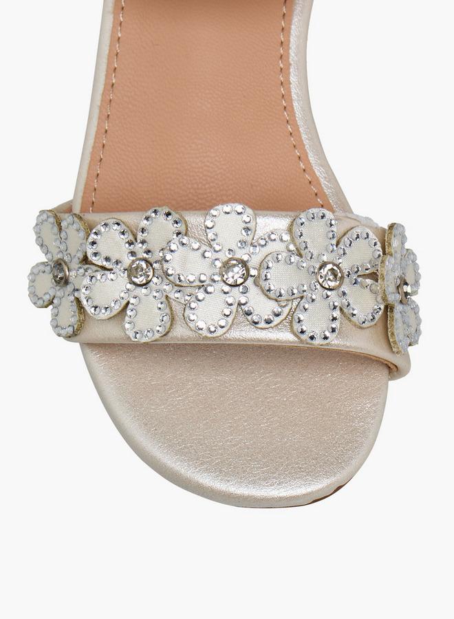 Flora Bella By Shoexpress Flora Bella Girls Block Heel Sandals Ramadan Collection - Image 4