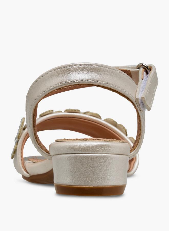 Flora Bella By Shoexpress Flora Bella Girls Block Heel Sandals Ramadan Collection - Image 5