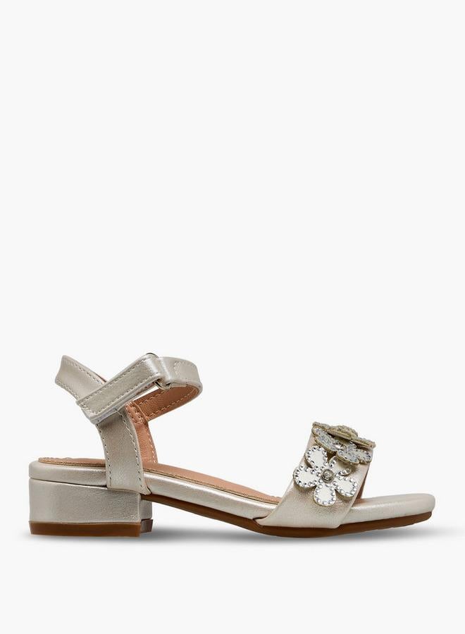 Flora Bella By Shoexpress Flora Bella Girls Block Heel Sandals Ramadan Collection - Image 1