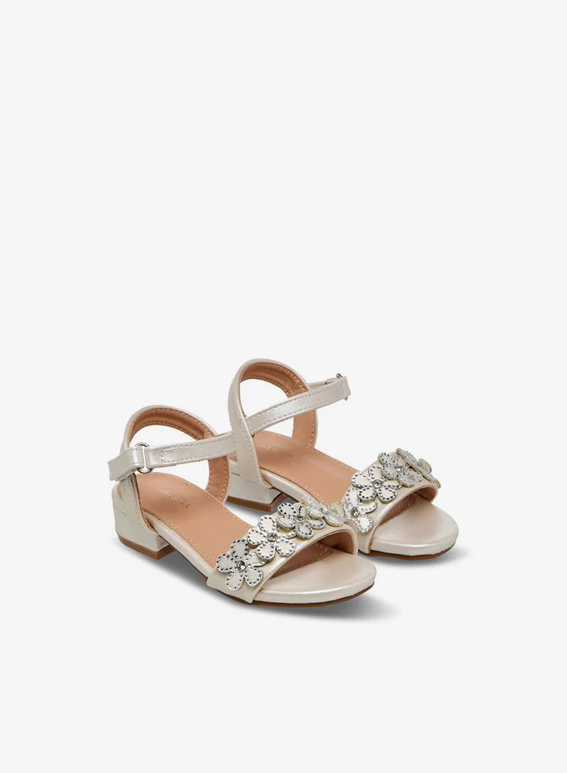 Flora Bella By Shoexpress Flora Bella Girls Block Heel Sandals Ramadan Collection