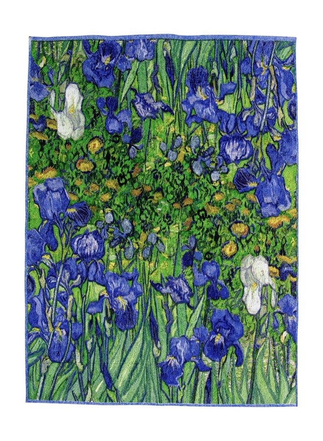 Caspari Van Gogh Irises Paper Cocktail Napkins - Four Packs of 20 - Image 4