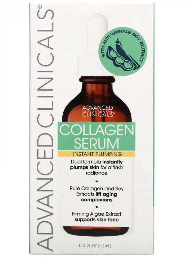 Advanced Clinicals Advanced Clinicals Collagen Clinical Serum Dual Action Instant Plumping 52ml