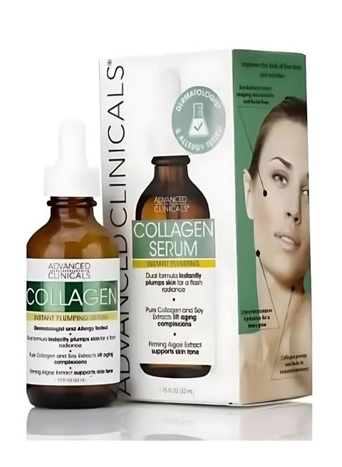 Advanced Clinicals Advanced Clinicals Collagen Clinical Serum Dual Action Instant Plumping 52ml