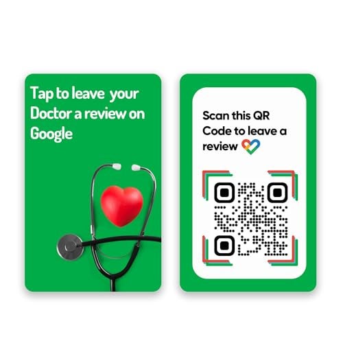 Tinydabba Review NFC Card for Doctors, Dental Clinics, Hospital, Wellness Center, Clinics, Nursing Home - Image 1