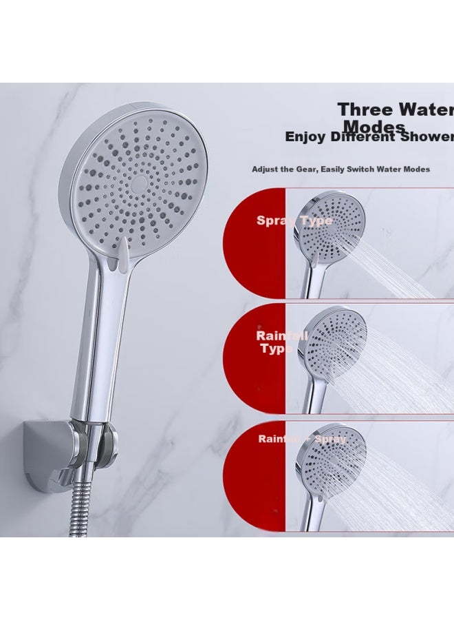 Larsd Shower Mixing Valve Set, Surface-mounted Shower Faucet Set With Copper Body, Hot And Cold Shower Switch Ld63061 - Image 2