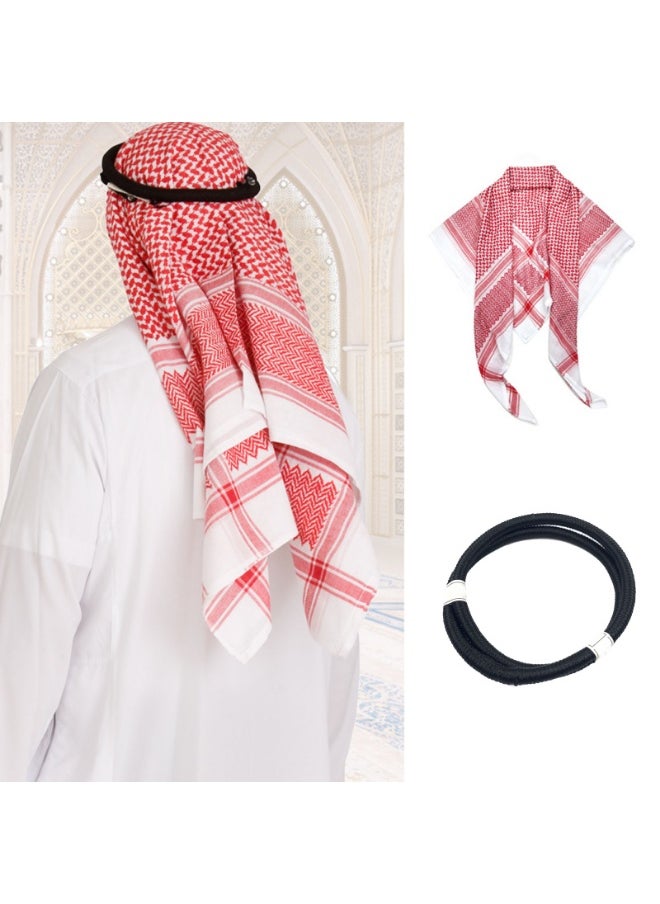 ماركة غير محددة حجاب مسلم عربي مع حبل عقيل  - Image 1