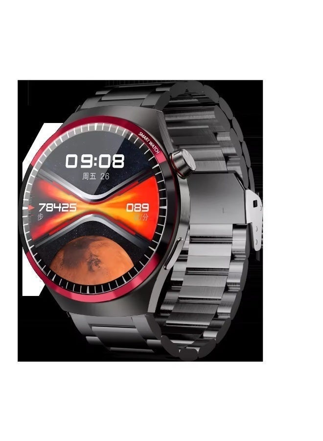 SK39 Watch 4 Pro+ Smartwatch with HD Touch Display, Bluetooth Calling, Heart Rate & SpO2 Monitor, Multi Sports Modes, Sleep Tracking, Smart Notifications, Long Battery Life, Waterproof Fitness Watch