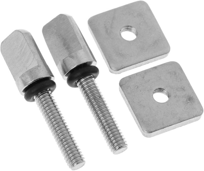 klarako 4 Pack Fin Screw & Plate  Universal for Longboard, SUP, Single Fin, Paddleboard - Image 3