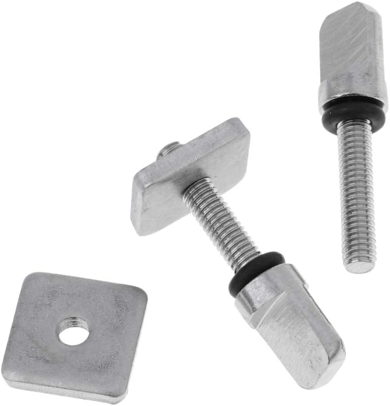 klarako 4 Pack Fin Screw & Plate  Universal for Longboard, SUP, Single Fin, Paddleboard - Image 5