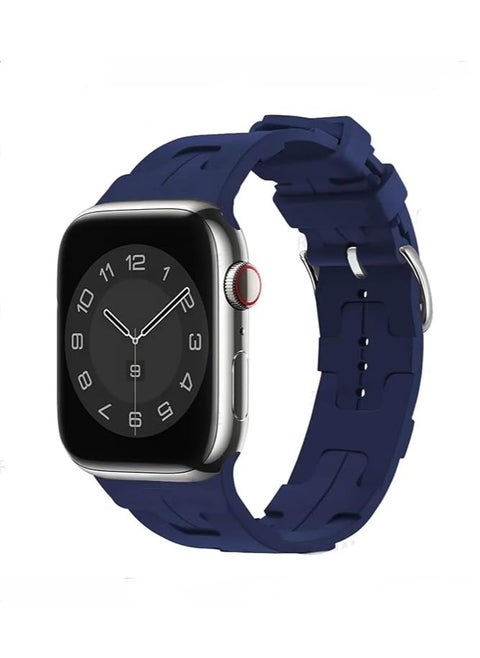 Ecosystem Single Tour Silicone Strap For Apple watch band Ultra 49mm 45mm 44mm 42mm Breathable bracelet iWatch series 9 8 7 6 SE Ultra 2 strap