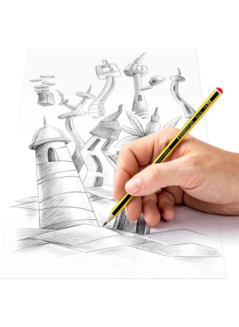 STAEDTLER مجموعة أقلام نوريس مكونة من 12 قطعة مع ممحاة ومبراة - Image 4