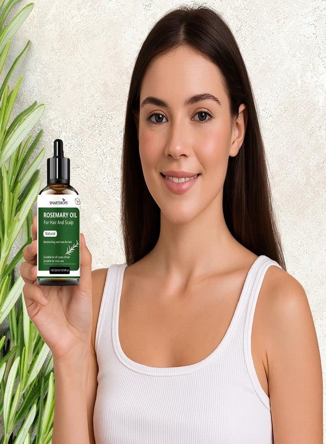 Smartdrops Rosemary Oil for Hair | Rosemary Oil for Hair Growth | rosemary Essential oil for hair Fall | Hair Strengthening Treatment for Healthy Nourished Hair- (30 ml) - Image 5