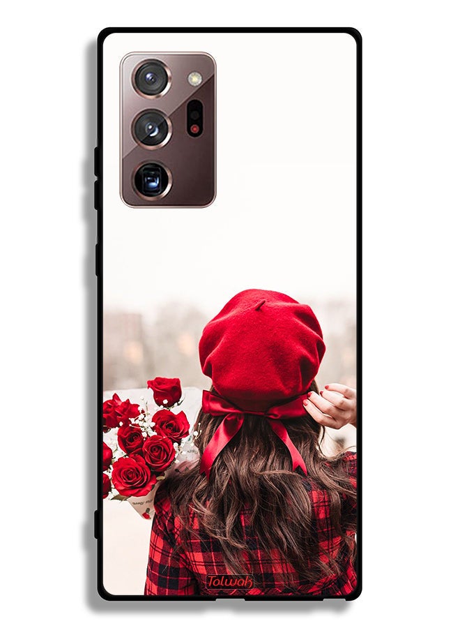 Tolwak Samsung Galaxy Note 20 Ultra 5G Protective Case Cover Holding Flowers - Image 2