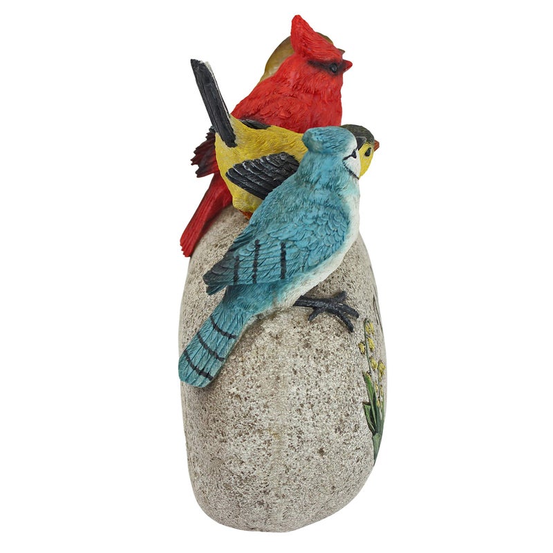 Design Toscano Birdy Welcome Garden Stone Statue: Medium - Image 3