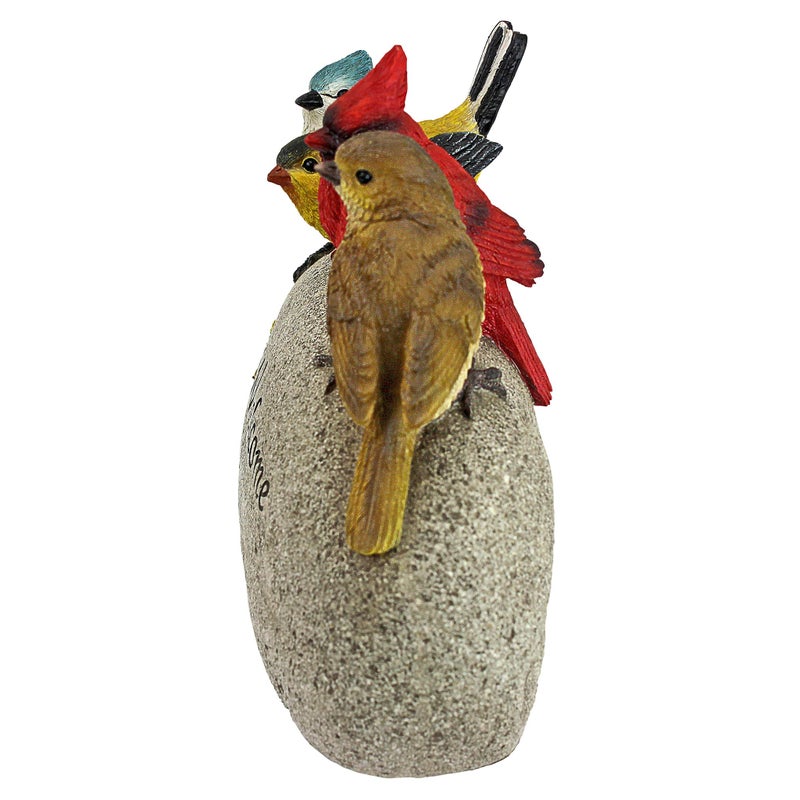 Design Toscano Birdy Welcome Garden Stone Statue: Medium - Image 5