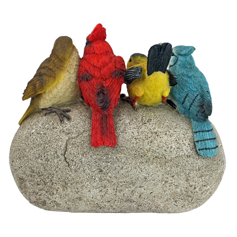 Design Toscano Birdy Welcome Garden Stone Statue: Medium - Image 4