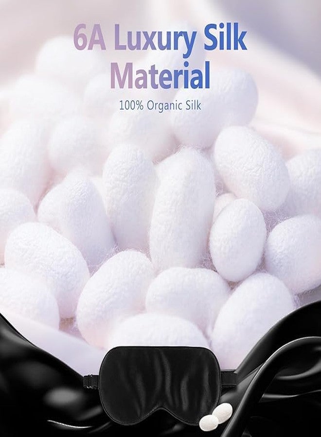 VALKYRIE Cooling Eye Mask for Puffy Eyes, Reusable Gel Eye Mask, Silk Ice Eye Mask to Soothe Swollen Eyes and Dark Circles, Relieve Headaches and Sinus Pain with Cold Eye Mask and Eye Gel Mask Therapy (Black) - Image 4