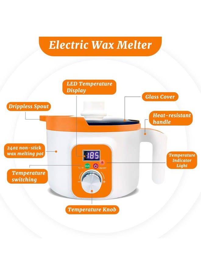 Ksedcon Wax Melting Pot for Candle Making, Electric Wax Warmer - Image 2