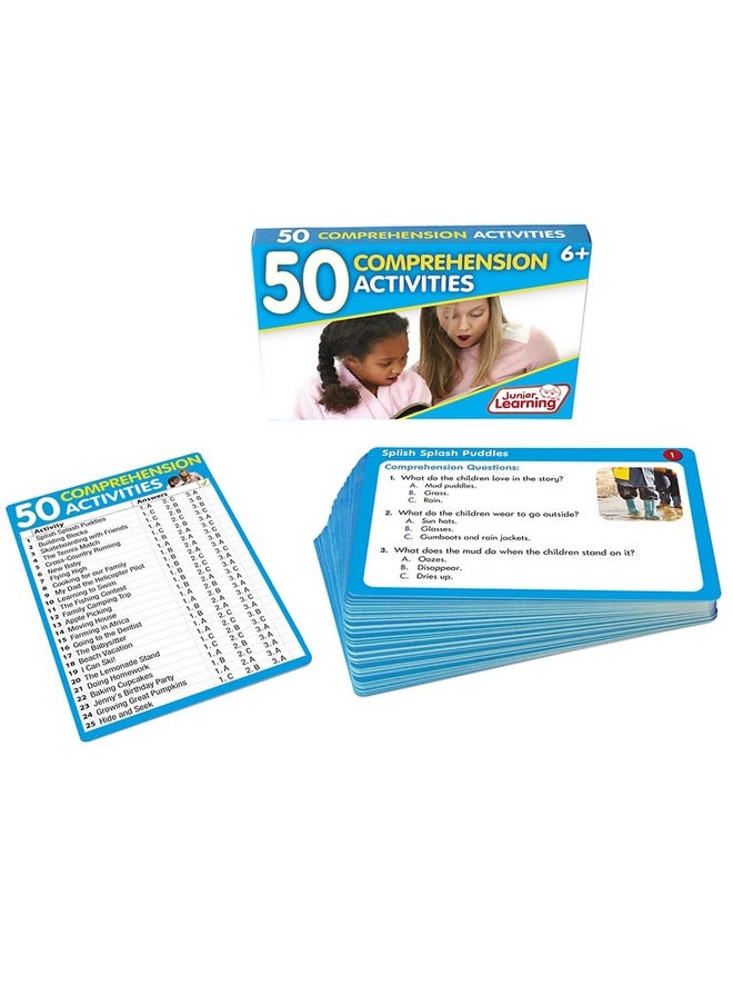 Junior Learning Junior Learning JL355 50 Comprehension Activities, Multi, Medium  - Image 3