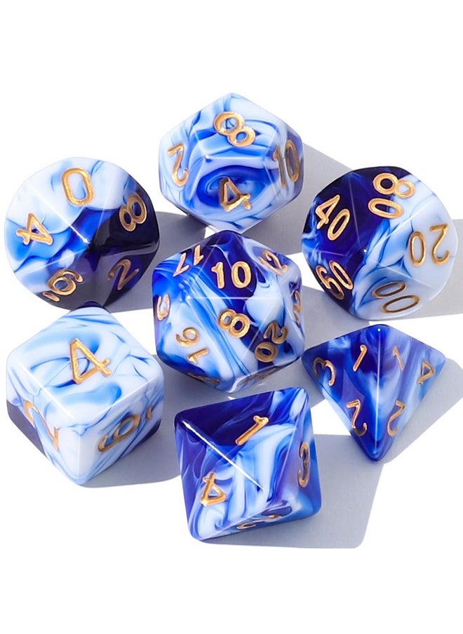 CiaraQ - Dnd Polyhedral Dice Set With Dice Bag For Dungeons And Dragons Rpg Mtg Role Playing Table Games - Image 1