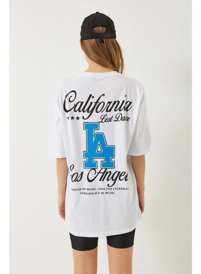 Ginger Oversize Varsity Graphic T-shirt