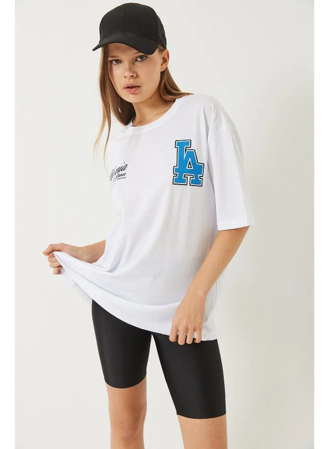 Ginger Oversize Varsity Graphic T-shirt