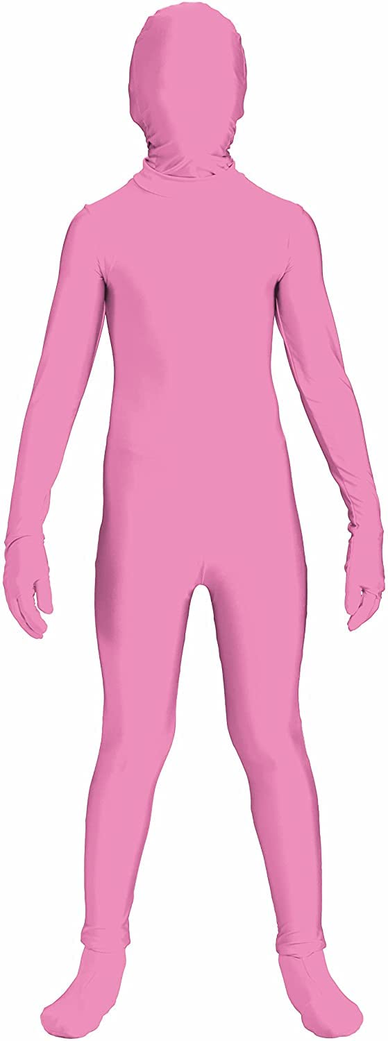 Rubies Childs Forum Im Invisible Costume Stretch Bodysuit Pink Medium