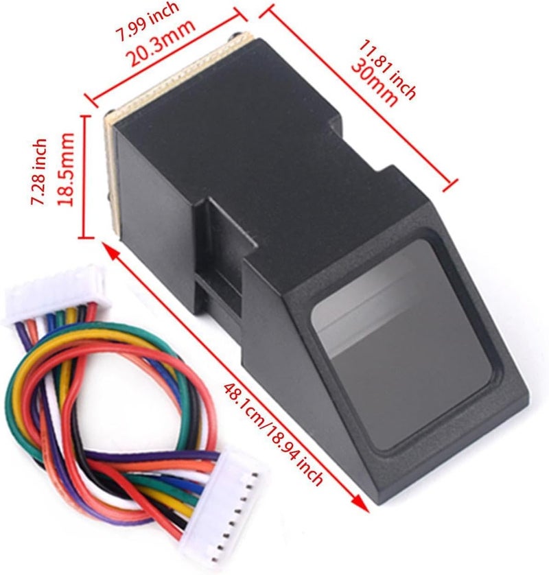 Fingerprint Reader Module, Compact, Lightweight, Easy to Use, Stable Performance, Portable Door Lock, Access Control, AS608 - Image 2