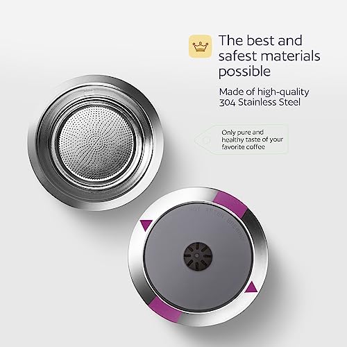 GoodCups Stainless Steel Reusable K Cup for Keurig Coffee Makers - Refillable Kcup Coffee Filter for Keurig Brewers Family - Image 4