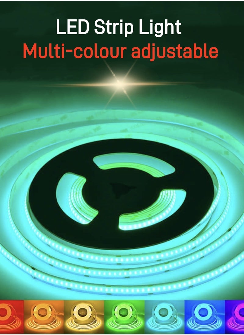 Generic LED Strip Light with Remote Control (USB Powered) Red/Blue/Green 2meter  - Image 1