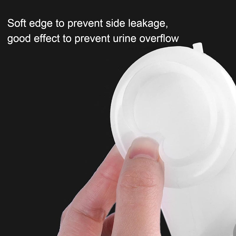 klarako Urinal Pee Holder, Silicone Urine Collector Men Male Urine Catheter Bags Wearable Urine Collection Drainage Bag, Travel Incontinence Bags with Elastic Waistband - Image 4