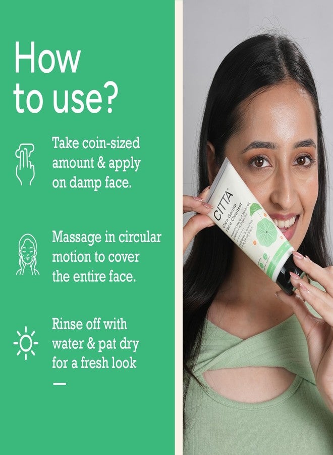 CITTA Cica Gentle Face Cleanser - Brightening, Non-Drying Face Wash for Dry, Sensitive & Combination Skin - With Jojoba Oil, Vitamin E & Argan Oil - Gentle & Hydrating - For Men & Women - 100ml - Image 5