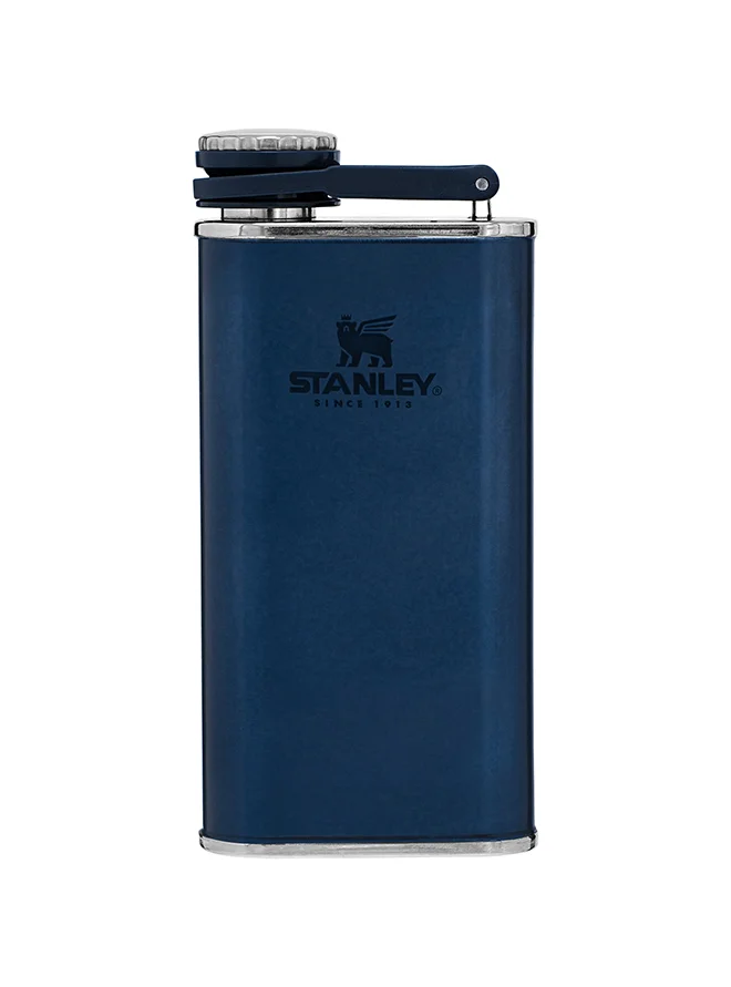 Stanley Stanley Classic Wide Mouth Flask 0.23L / 8OZ Nightfall with Never-Lose Cap  â€“ Wide Mouth Stainless Steel Hip Flask for Easy Filling & Pouring | Insulated BPA FREE Leak-Proof Flask | Lifetime Warranty