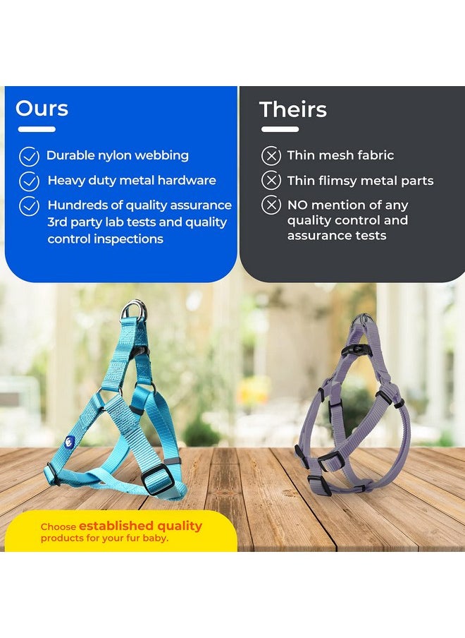 Blueberry Pet Blueberry Pet Essentials Matching Large Dog Harness | Adjustable Classic Solid Nylon No Pull Harness for Dogs | Easy Walk Dog Harness for Large Dogs & Step in Dog Harness | Military Green Dog Harness  - Image 2