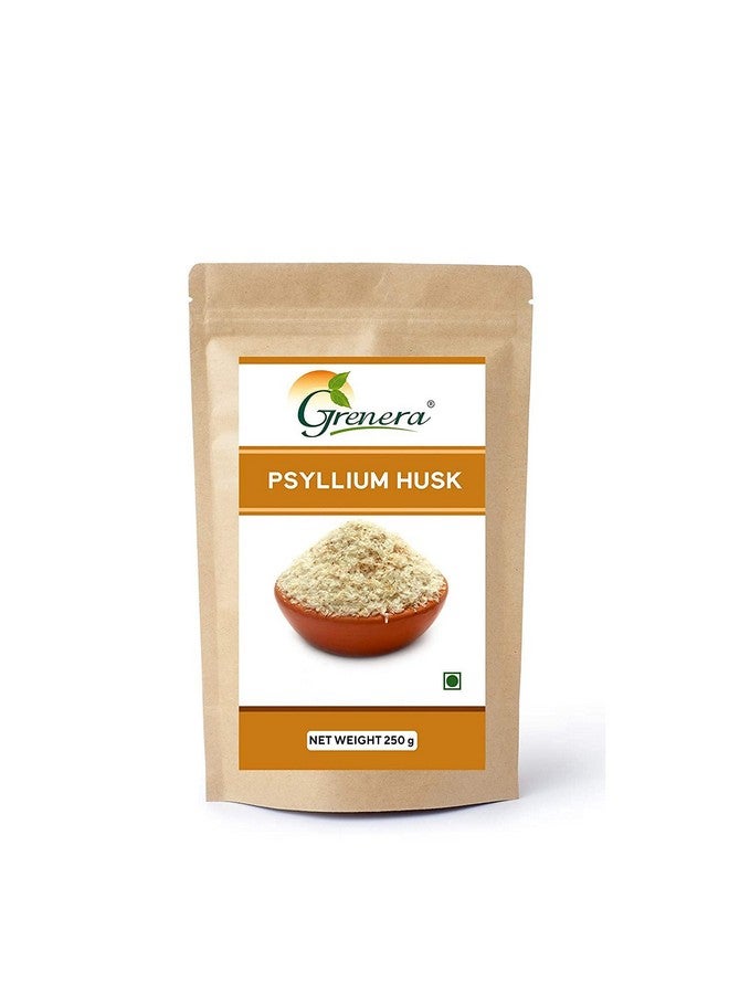 GRENERA Psyllium Husk Whole Flake Isabgol(Bhusi) Fiber Supplement Perfect For Keto Bread And Gluten Free Baking 250Gram - Image 1