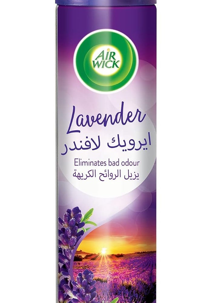 Air Wick Aerosol Air Freshener, Lavender Scent, 300ml - Image 1