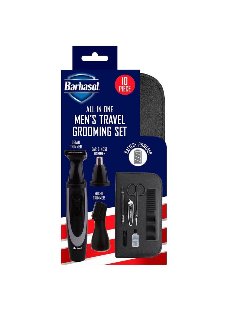 Barbasol All in one Men's Travel Grooming Set - Image 1