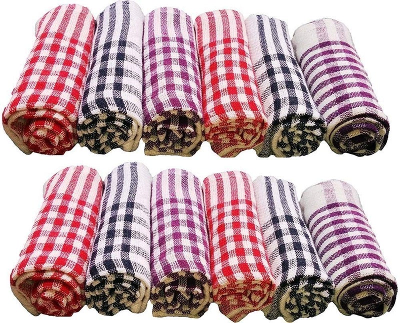 A'kin 100% Cotton Cleaning Cloth Kitchen Napkin | Duster and Chapatis Napkins | Table Wipe Multipurpose Napkin 15X15 Inch | (Pack of 36) - Image 2