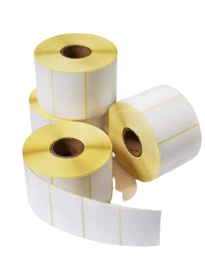 POSTECH 10 Rolls - 50mm x 25mm Barcode Label Sticker Direct Thermal 1000 Labels Per Roll for Zebra GC420d GC420t GK420d GK420t GX420d GX420t GX430t For Grocery, Supermarkets, Retail Store, Pharmacy - Image 3