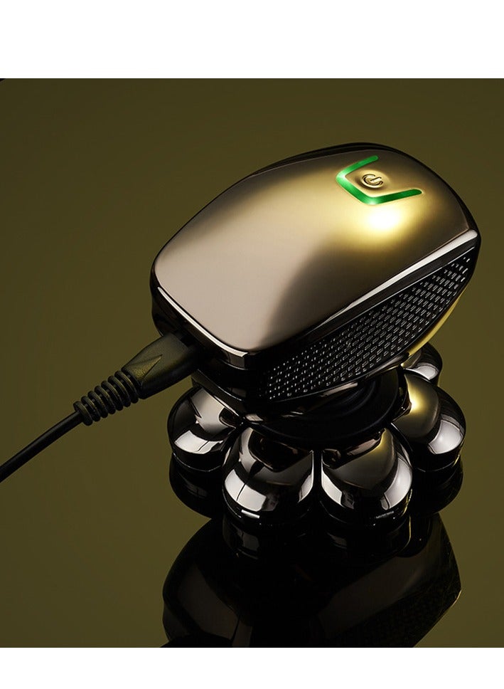 YUE KE Waterproof 5-in-1 Electric Shaver Cordless Rechargeable Bald Shavers Men's Beard Razor Beauty Deep Cleaning Set Grooming Kit Hair Trimmer Shaving Machine - Image 3