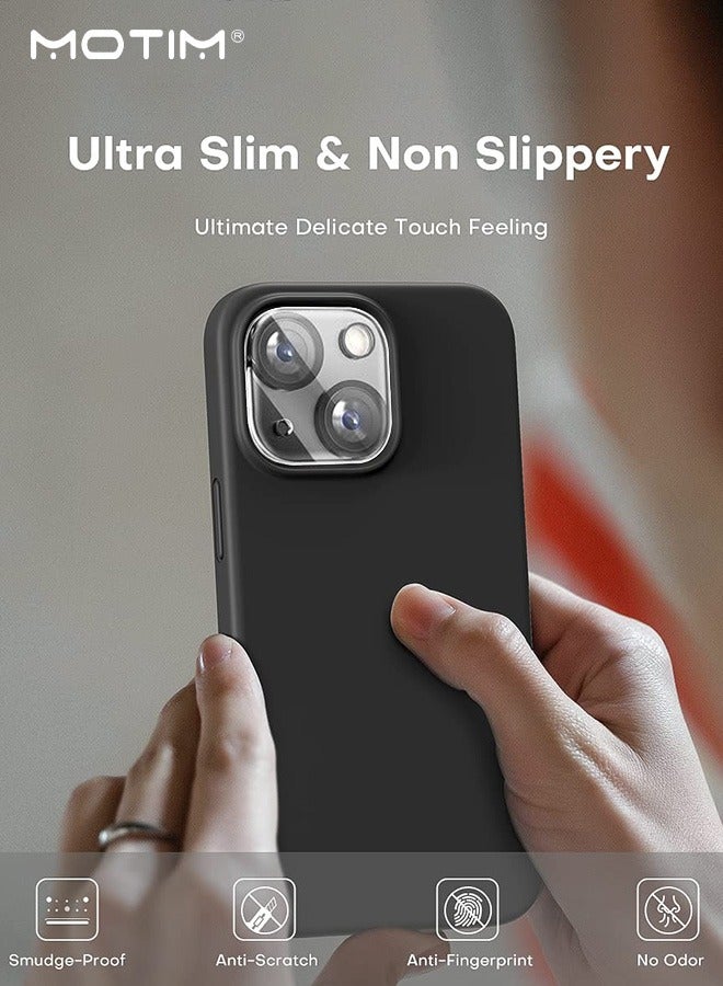 Motim iPhone 14 Case +2 Lens Film +2 Screen Film 5 in 1 Drop Protection Silicone iPhone 14 Phone Case Soft Cover Shockproof Slim Cover - Image 3